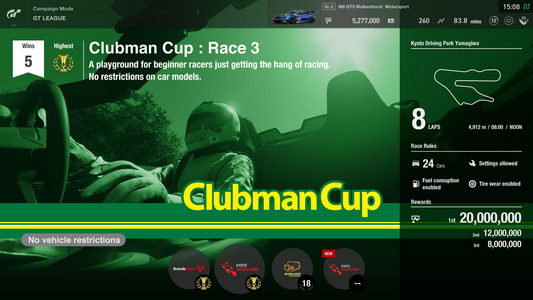 GT League - Clubman Cup