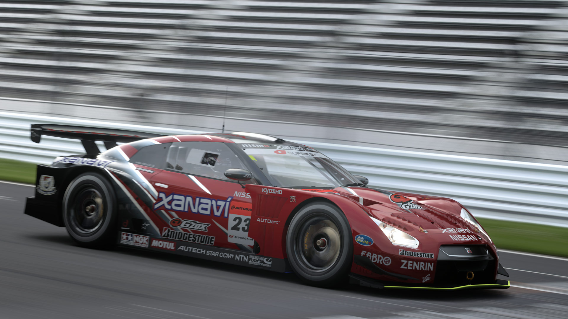 Nissan GT-R (R35) スーパーGT2008　GT500 5台セット Nissan GT-R GT500 '08 - Список автомобилей Gran Turismo 7