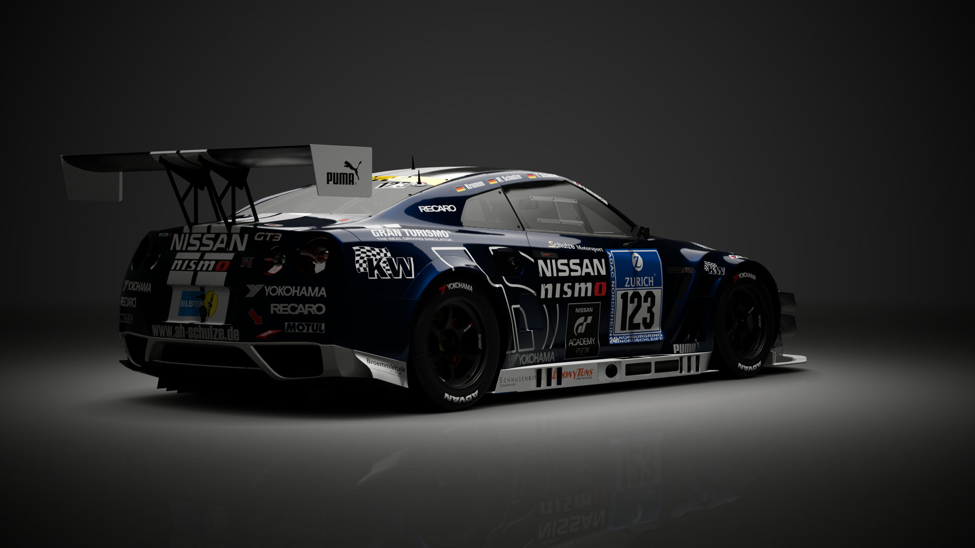 Nissan GT-R NISMO GT3 '13 - Список автомобилей Gran Turismo 7