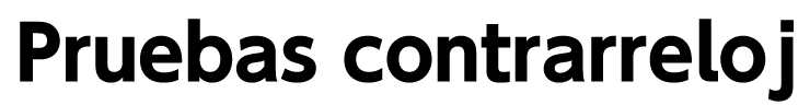 Pruebas contrarreloj