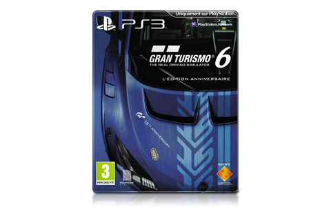 Gran Turismo 6 Édition Anniversaire PS3 - Version Française - Complet Avec Boîtier Et Notice - Bon état