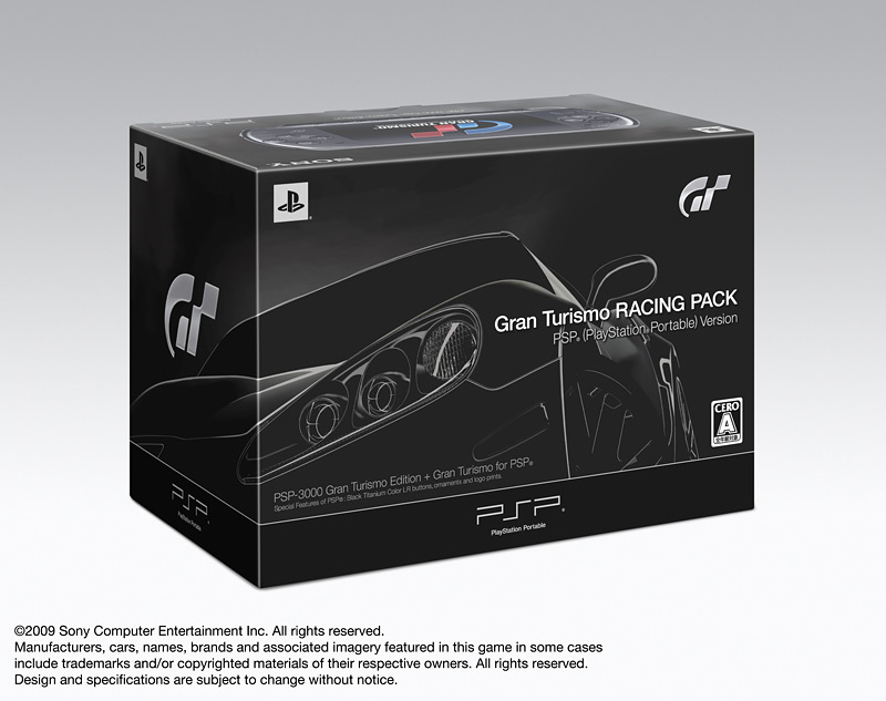 美品　PSP3000グランツーリスモレーシングパック　付属品完備