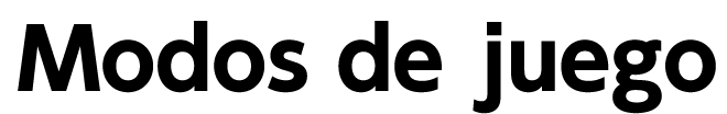 Modos de juego