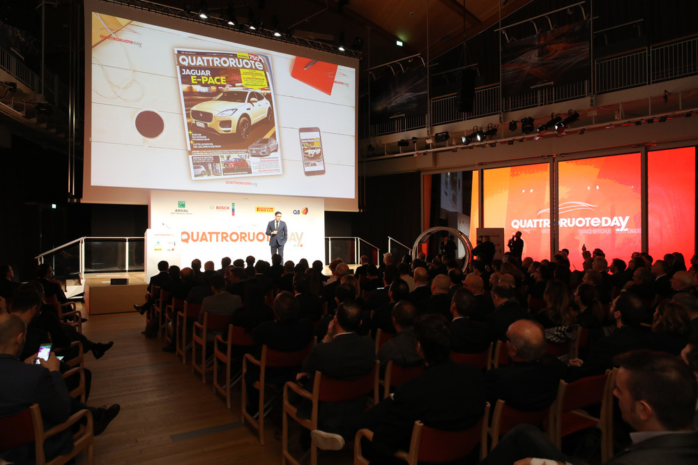 The main hall of the UniCredit Pavilion in Milan was the venue for the event.