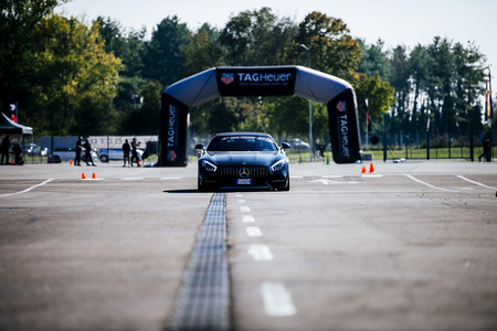 A circuit experience was held for the media at the Autodromo di Modena just outside the city.