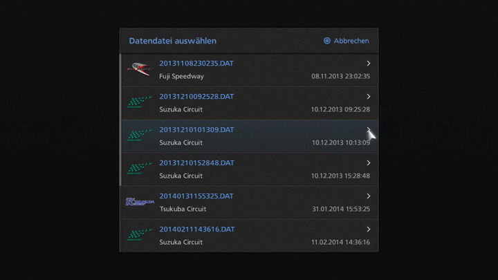 ポーズメニュー