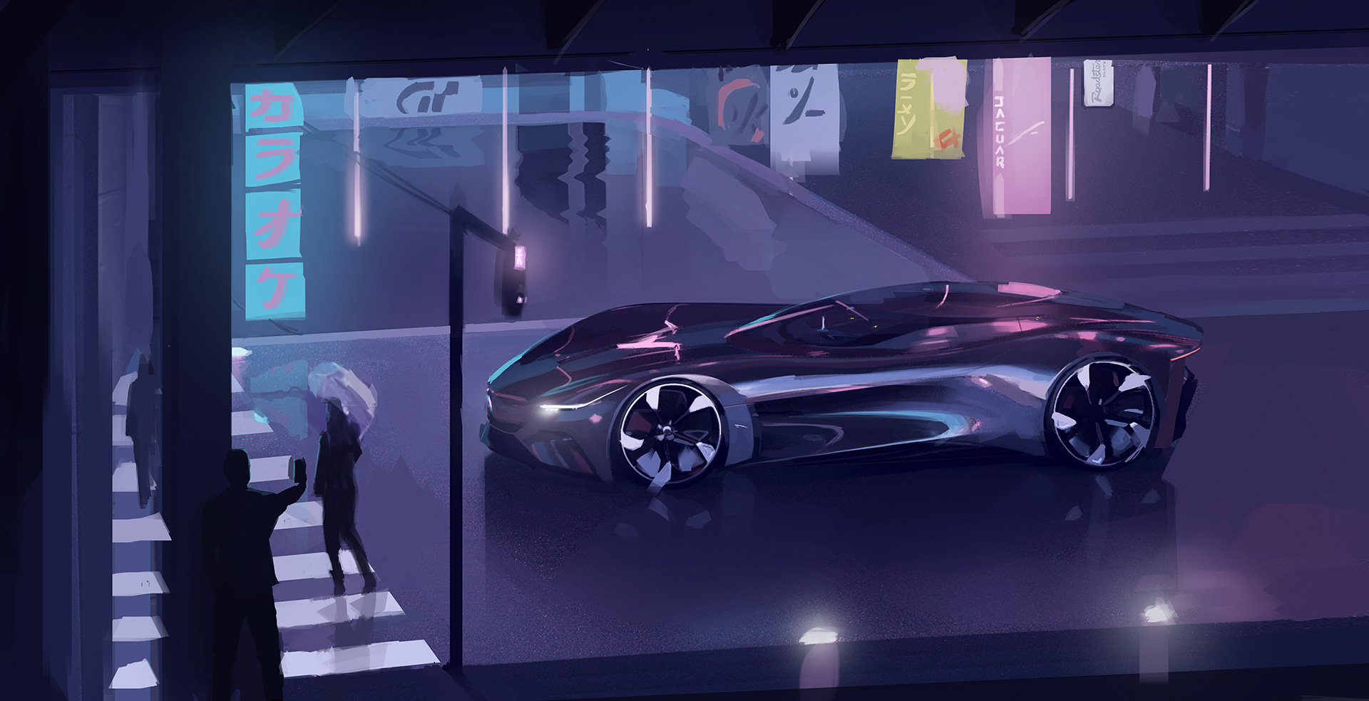 Apresentação do Vision Gran Turismo Coupé da Jaguar: um carro de