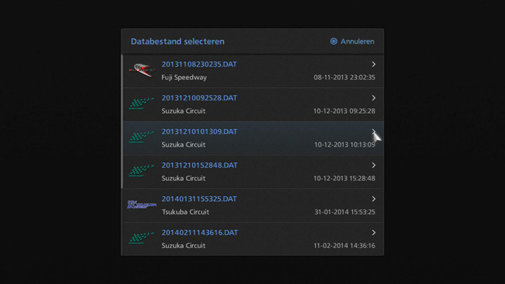 ポーズメニュー