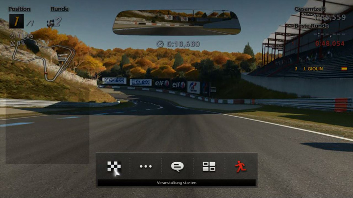 ポーズメニュー