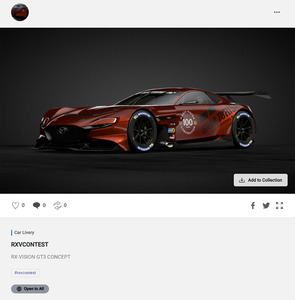 9. After Step 8, access and sign into the Gran Turismo Sport Community on the official Gran Turismo website (https://www.gran-turismo.com/world/gtsport/user/) and select the livery you shared.
