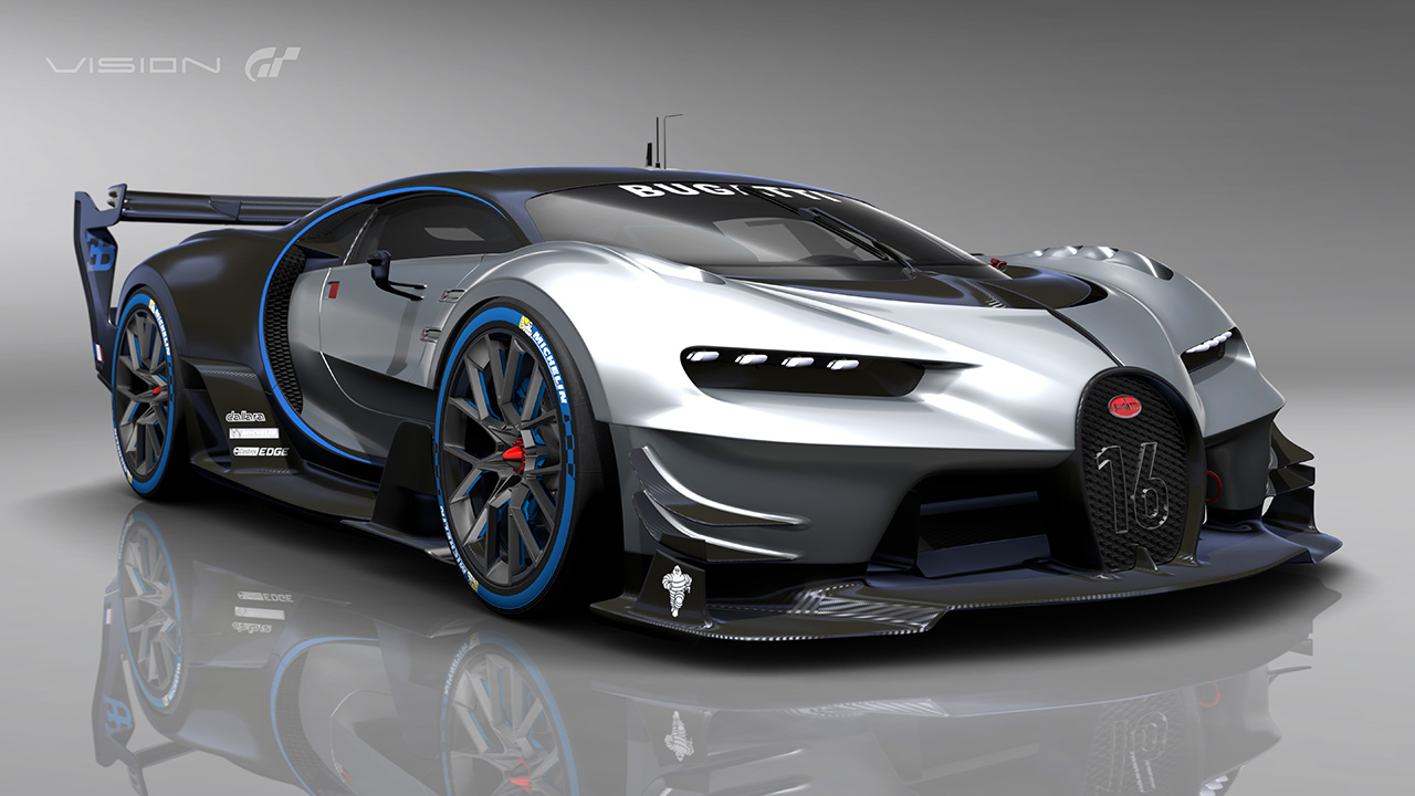 Bugatti Vision Gran Turismo Show Car Revealed at Frankfurt ...