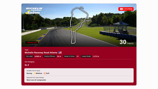 Page dédiée : Structure de la course