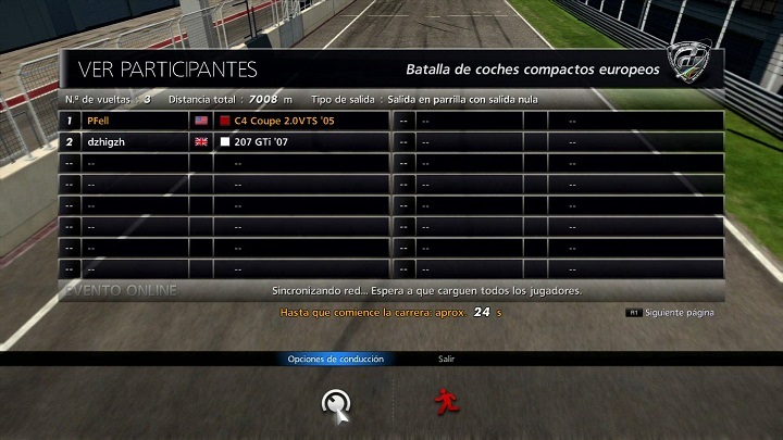 スターティンググリッド